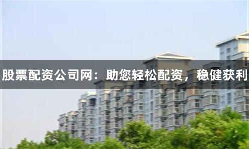 股票配资公司网：助您轻松配资，稳健获利