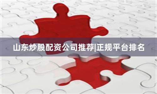 山东炒股配资公司推荐|正规平台排名